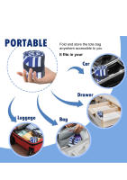 MEJORADA Bolsa de Comestibles Reutilizables con Asas y Bolso de Compra Lavable - details 1