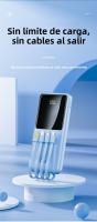 Power Bank 20000mAh 66W Carga rápida PD QC4.0, 4 Puertos USB Carga rápida para iPhone, Samsung, AirPods, Batería Eterna con Pantalla LED, Portátil y Compatible con Todos Los Dispositivos - details 1
