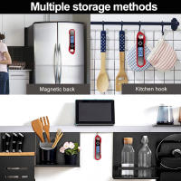 Termómetro De Cocina Digital 2 En 1 Con Alarma Y Luz Trasera Resistente Al Agua Para Carne Y Hornos Grillas Medición Instantánea - details 6