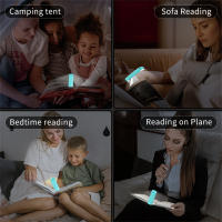 Luz De Libro Recargable USB Con Clip Y Luz LED Ajustable Para Lectura Nocturna Iluminación Para Habitación De Niños Y Marcador - details 8