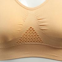 Sujetador De Deporte Para Mujer De Tallas Grandes Con Push-up Inalámbrico Y Shockproof Transpirable Con Tirantes Anchos - details 3