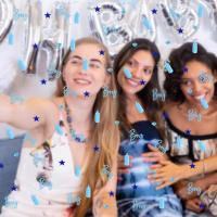 Confeti Azul Y Rosa Para Baño De La Madre Decoraciones DIY Para Fiesta De Cumpleaños De Bebé Niño Y Niña Descubrimiento Del Género Paquete De 15g - details 16