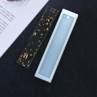 Molde De Silicona Para Marcadores Rectangulares 3Pcs Herramientas De Joyería Para La Casteación De Epoxy UV Accesorios DIY - details 3