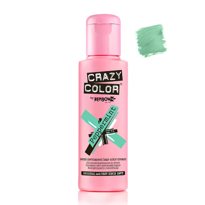 Tinte Semi Permanente sin Amoniaco 100ml: 71 -  Peppermint - Crazy Color - 1