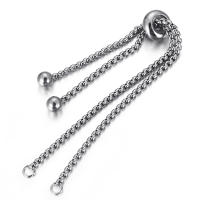 3pcs Cadena De Acero Inoxidable Con Deslizador Para Fabricación De Joyas DIY Herramienta De Metal Para Manualidades - details 5