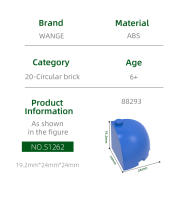 Wange33Pcs Accesorios De Color Para Bloques Compatible Con 88293 Juguetes DIY Para Niños Bloques Cuadrados De Rincón De 3 Agujeros - details 3