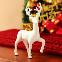 Juego De 2 Piezas De Reindeer Familiar Para Navidad Decoración De Resina Estilo Festivo Para El Hogar Interior Regalos De Navidad - details 8