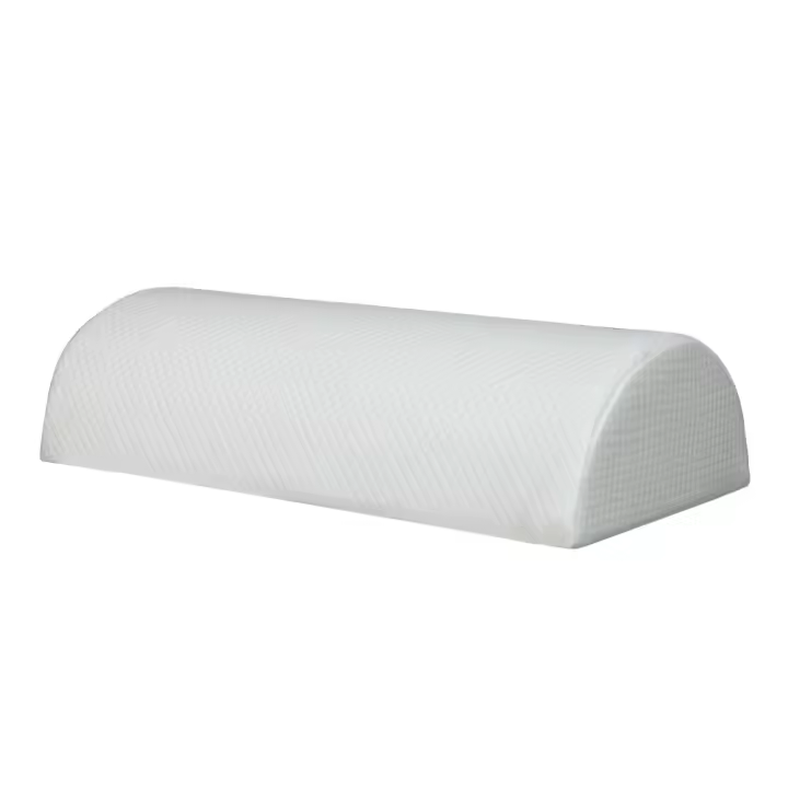 Almohada semicilíndrica para piernas de 15,7 x 7,9 x 3,9 pulgadas, almohada elástica para ciática, pantorrilla, espalda, rodilla y alivio del dolor, caderas, cintura, rodillas y tobillos. - 1