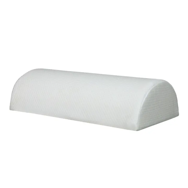 Almohada semicilíndrica para piernas de 15,7 x 7,9 x 3,9 pulgadas, almohada elástica para ciática, pantorrilla, espalda, rodilla y alivio del dolor, caderas, cintura, rodillas y tobillos. - 1