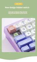 Teclado Mecánico Weikav Lucky 65 Con 3 Modos Bluetooth 2.4G Inalámbrico Y Cable Para Gaming Aluminio RGB Accesorios De PC Regalos - details 12