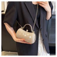 Bolso De Noche Para Mujer Cadena Bolso De Comida Moda Cruzado Vintage Bolsa De Mancuerna Satchel Material PU Con Lining De Poliéster - details 2