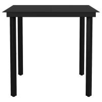vidaXL Juego de comedor de jardín 3 piezas negro - details 5