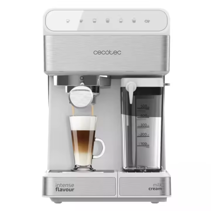 Cafetera Semiautomática CECOTEC Instant-Cinno 20 Touch, Control Táctil, con Tanque de Leche y Capacidad de 1,4 Litros. - 1