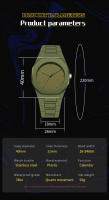 Reloj Deportivo Y De Ocio Moderno Y Creativo 2025 Reloj De Cuarzo Impermeable Para Hombres Diseño Creativo Y Simplicidad Energía - details 5