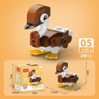 Bloques De Construcción De Animales Del Mundo Insecto Scorpion Mantis Hormiga Araña Pájaro Marino Regalo Para Niños Adornos De Escritorio Bloques Pequeños Compatible Con Lego ABS Sin Batería - details 5
