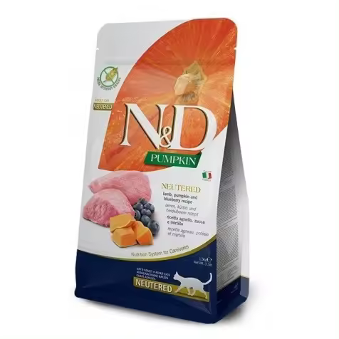 Farmina Nd Pumpkin Neutered Grain Free Cordero Gato 1.5 Kg - 1