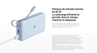 Xiaomi 67W Power Bank 20000 (Integrated Cable) - Azul Hielo, Pantalla Digital, Carga 67W/65W, Cable USB-C, 3 Puertos, Gran Capacidad - details 4