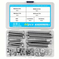 Kit De Bolas Y Tornillos M6 M8 M10 De Alta Resistencia En Acero Inoxidable 304 Incluye 8 Tamaños Comunes Más Usados - details 2
