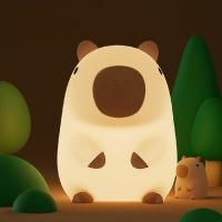 Lámpara de noche Capybara - Lámpara LED recargable por USB - Luz táctil para mesita de noche - details 2