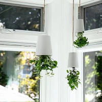 Maceta Inversa Para Plantas De Interior Con Flor Antigua Reciclada Cerámica Para Patio Jardín Y Escritorio Estilo Europeo - details 8