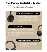 Sony WH-1000XM5 Wireless Noise-Canceling Headphones - 30 Hour Battery Life, Integrated Processor V1, Soft Fit Leather Ear Pads - details 9
