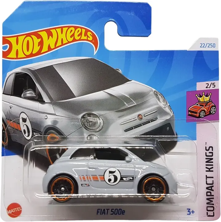 HOT WHEELS - BAJA BLAZERS - COMPACT KINGS - FIAT 500E (22/250), HW22_ASS46, TIENDA CON LICENCIA OFICIAL - 1