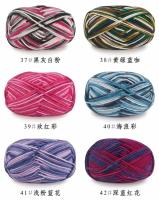 Yogur Cotton Cinco Hilo Gradual Cambio Sección Teñido Color Bebé Lana Medio Grueso Tejido a Mano Ganchillo Muñeca Zapatos Tejidos Para Adultos - details 14