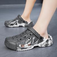 Sandalias Para Hombre Con Agujeros Zapatos De Playa Cómodos Antideslizantes Transpirables Flip Flops Casual Para El Verano - details 7