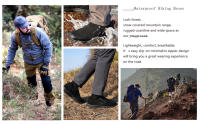 Zapatos De Senderismo Para Hombres Calzado Deportivo De Exterior Unisex Para Trekkking Y Montañismo Suela De Goma Transpirables Y Resistentes - details 1