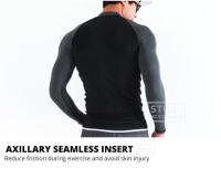 Camiseta De Natación Para Hombres Con Protección UV Ropa De Playa Guardia Contra Picaduras Manga Larga Deportes Acuáticos Camiseta De Surf - details 10