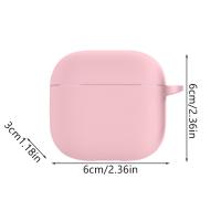 Funda Protectora Para Airpods 4 De Silicona Suave Color Sólido Anti-caída Protección Contra Polvo Cubierta Para Auriculares Inalámbricos - details 16