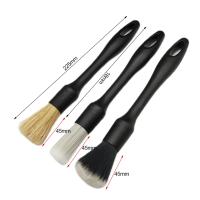 Set De 5 Pinceles De Detalle Para Coche Limpieza De Automóvil Pinceles Para Tablero Y Ruedas Material ABS Longitud 24cm - details 8