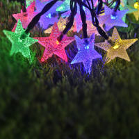 Luces De Cadena Solar Estelar Para Exteriores Impermeables LED Para Decoración De Navidad Patio Jardín Porche Boda - details 15
