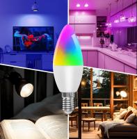 Bulbo LED Inteligente WiFi Cozylife E14 RGB 5/7/9W Luz De Vela Control Remoto APP Alexa Google Assistant Iluminación Interior - details 9
