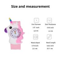 Juego De Reloj Y Joyería Para Niñas Con Patrón De Caballo Arcoíris Collar Aretes Anillo Pulsera Regalos Para Niñas Y Niños - details 2