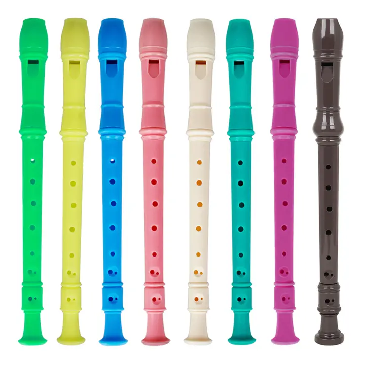 Clarinete Vertical De 8 Agujeros J32 ABS Instrumento Musical Para Principiantes Con Palillo De Limpieza Para Educación Musical Infantil - 1