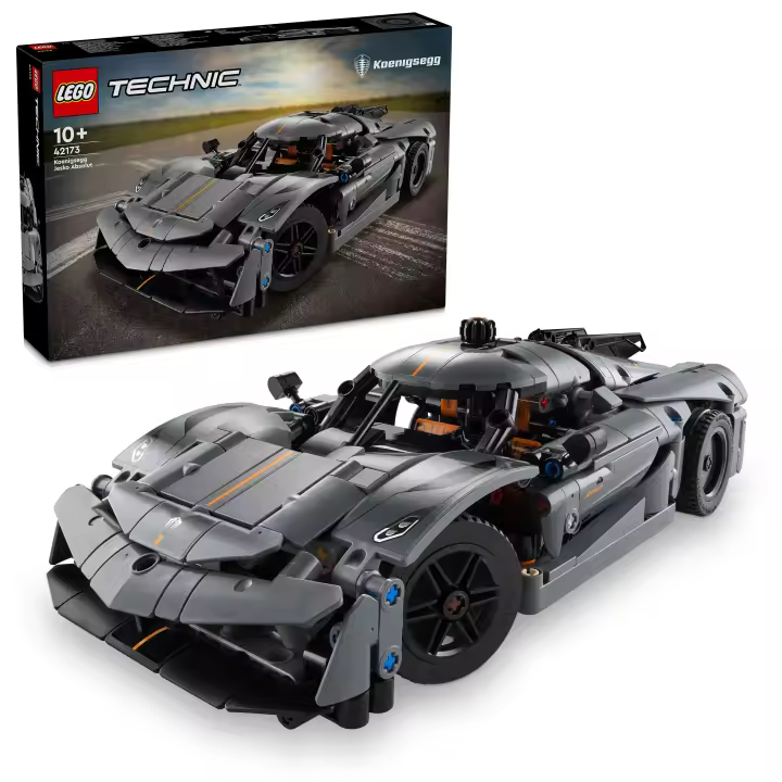 LEGO 42173 Technic Hipercoche Koenigsegg Jesko Absolut Gris Set de construcción para niños y niñas - 1