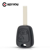 Carcasa De Llave Remota KEYYOU Para Toyota AYGO Citroen C1 C2 C3 Peugeot 307 107 207 407 Con 2 Botones Tipo Hoja HU83/VA2 - details 0