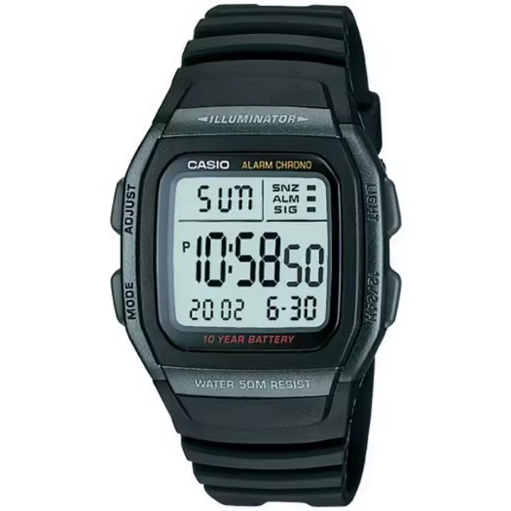 Casio W-96h-1bv Youth Reloj Para Para Hombre Color Negro - 1
