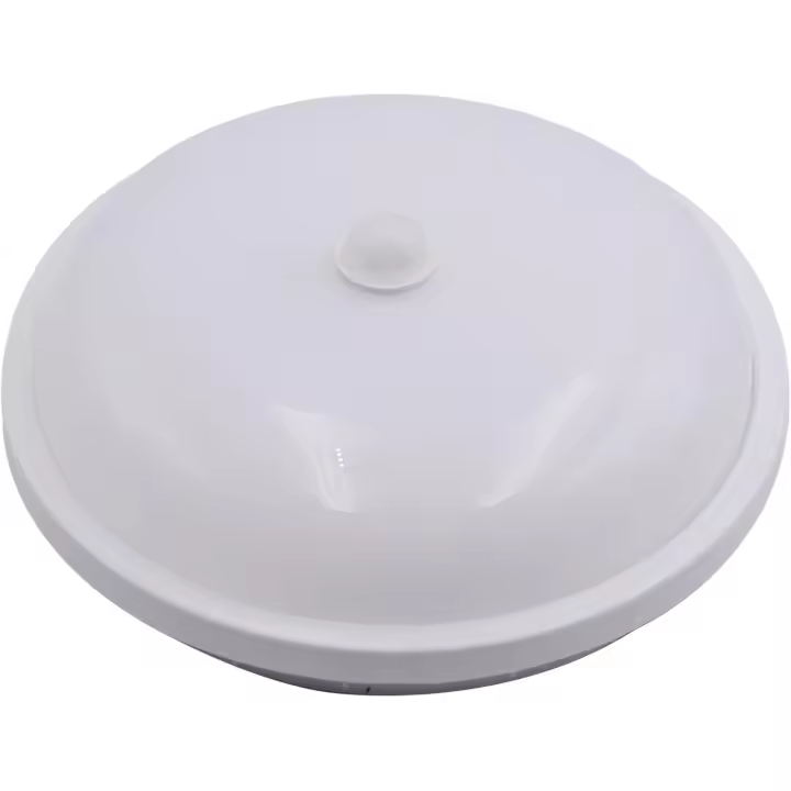 Jandei - Aplique LED 15W con Sensor de Movimiento, Forma Circular, Tono de Luz Blanca Fría 6000K (Medidas 16,3x5,5 cm) - 1500 Lúmenes, Fabricado en Polipropileno - 1