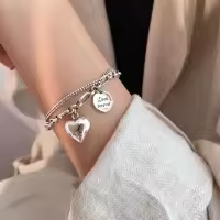Pulsera Bohemia Corazón Con Cuentas Para Mujer Moda Multi Capa Cadena Conjunto Encantos Pulsera De Moda Para Fiestas Y Calle - details 0