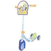 Bluey - Patinete infantil licencia oficial, estructura metálica, plataforma antideslizante con decoración Bluey y Bingo, dibujos animados, ruedas antipinchazos, fomenta equilibrio, motricidad, actividades exterior, juguete para niños, juego educativo - details 2