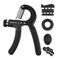 Juego De Ejercitadores De Mano Ajustable Para Gimnasio Y Fitness Entrenamiento De Fuerza En Dedos Y Antebrazo Recuperación Muscular Gripper Exerciser Trainer Balón Descompresión Unisex - details 5