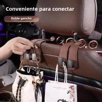 Gancho Doble Para Asiento De Coche Personalizado Gancho De Cuero Para Asiento De Coche Gancho Metálico Para Interior De Vehículos Herramientas De Coche - details 3