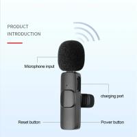 Mini Micrófono Lavalier Portátil Inalámbrico Para iPhone Y Android Grabación De Audio Y Video Para Transmisiones En Vivo Juego Y Streaming - details 9