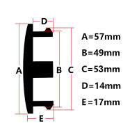 Juego De 4 Cubiertas Para Eje De Rueda De Coche 57mm Para Mazda 2 3 5 6 CX5 CX7 CX9 RX8 Accesorios De Rines Sin Logo - details 0