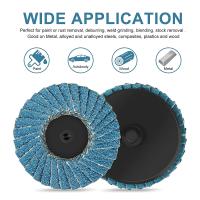 Discos De Abrazadera 50mm 2/10pcs Para Limpieza De Pintura Y Metal Rust Eliminación De Madera Herramienta Rotativa De Cambio Rápido Para Pulido - details 3