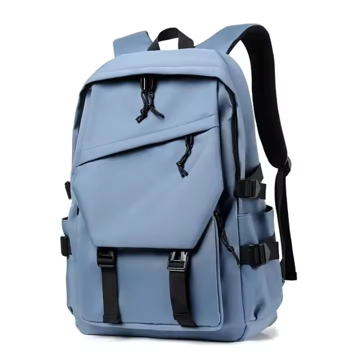 Mochipa impermeable de poliéster para hombre, Morral sencillo de 15 pulgadas, de Color sólido, a la moda, Para El Orden de Estudio y Pareja - 1