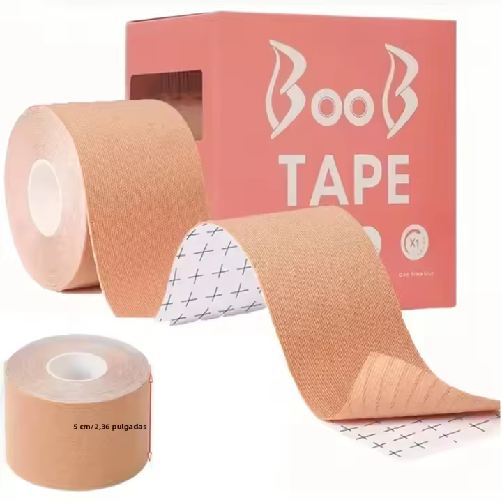 Cinta Elástica Para Levantar El Pecho Invisible De Color Piel Transpirable Y Sin Rastros Antideslizante Para Use Sin Espalda - 1