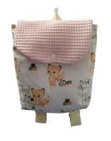 Mochila guardería unisex para niños y niñas - Bebitos - Ideal para llevar al colegio, excursiones y actividades al aire libre - Con diseño práctico y espacioso - details 1
